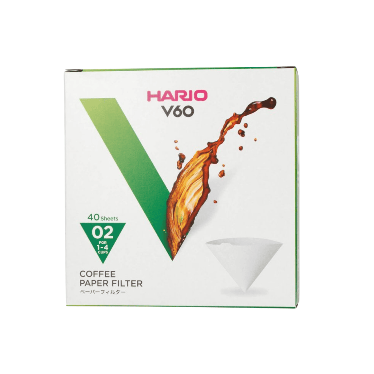 filtre café Hario V60 taille 02 40 feuilles

