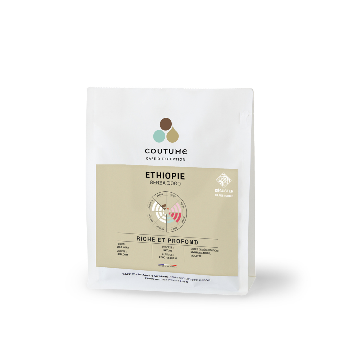 Café Ethiopie Gerba Dogo 250g