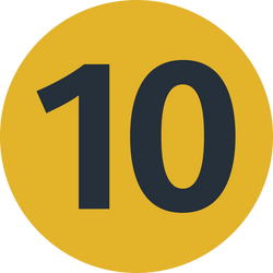 Logo ligne de métro 10