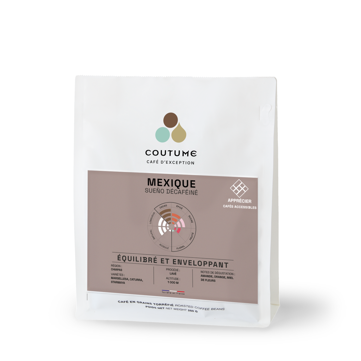 Café Décaféiné Mexique Sueño 250g