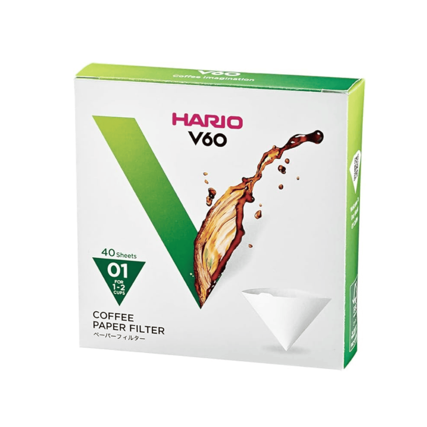Boite de 40 filtre v60 no1 Hario