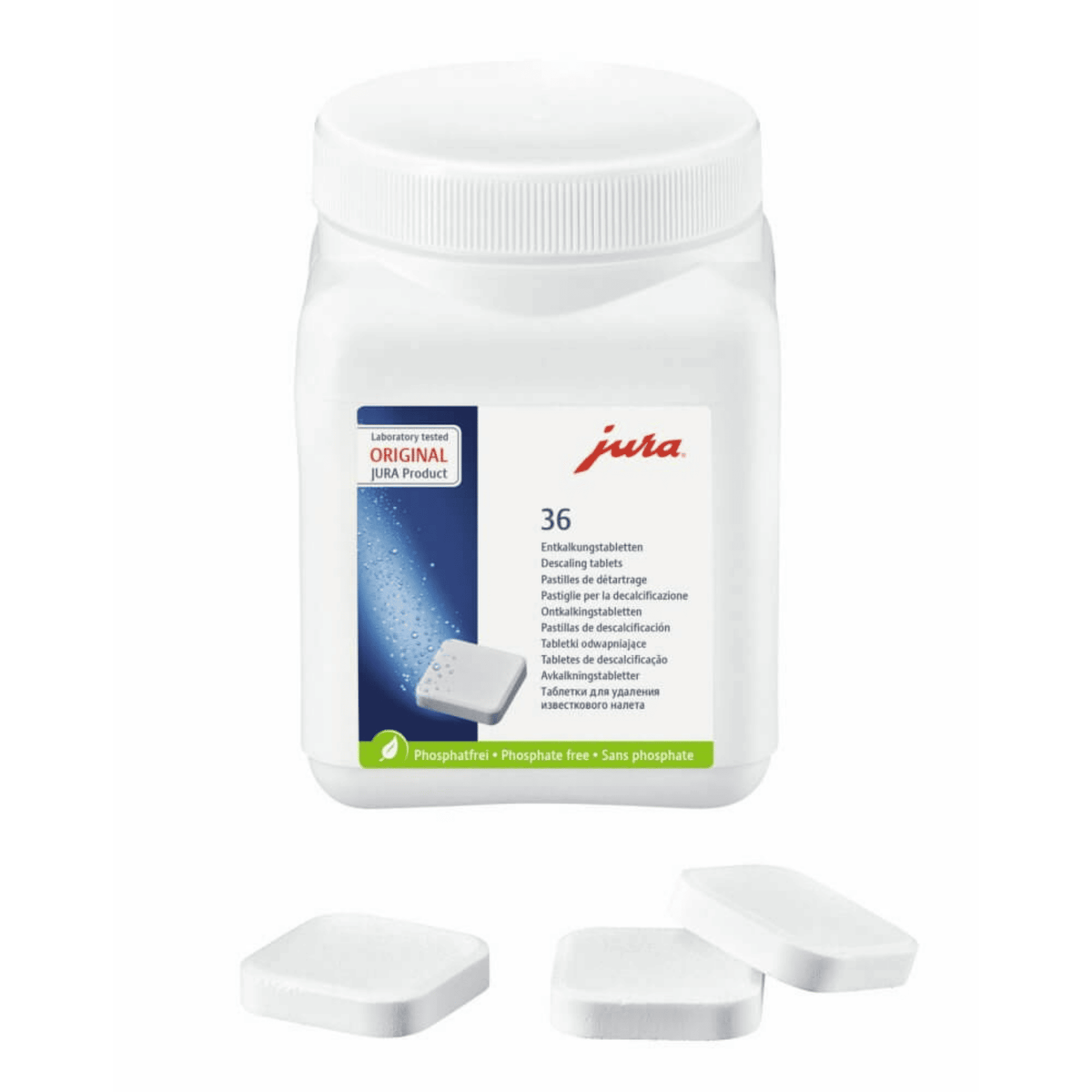 accessoire de nettoyage jura détartrant 36 pastilles