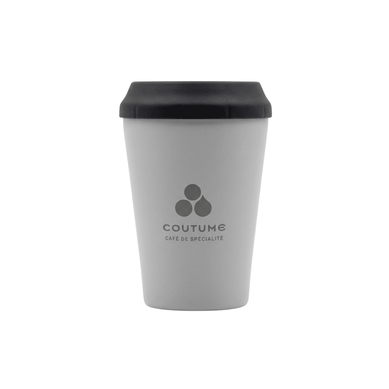 accessoire tasse topl gris perle à emporter par coutume café