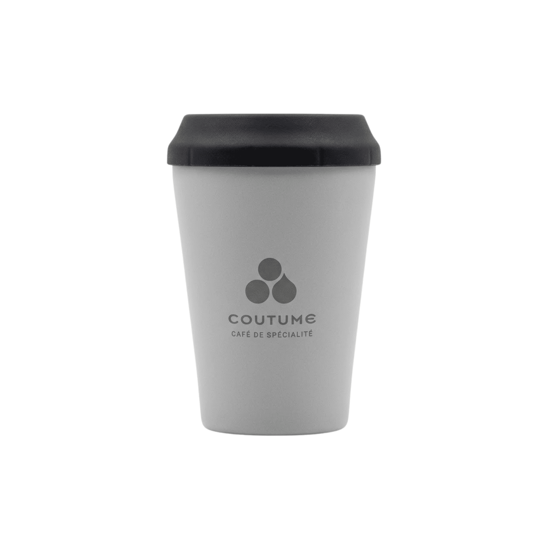 accessoire tasse topl gris perle à emporter par coutume café