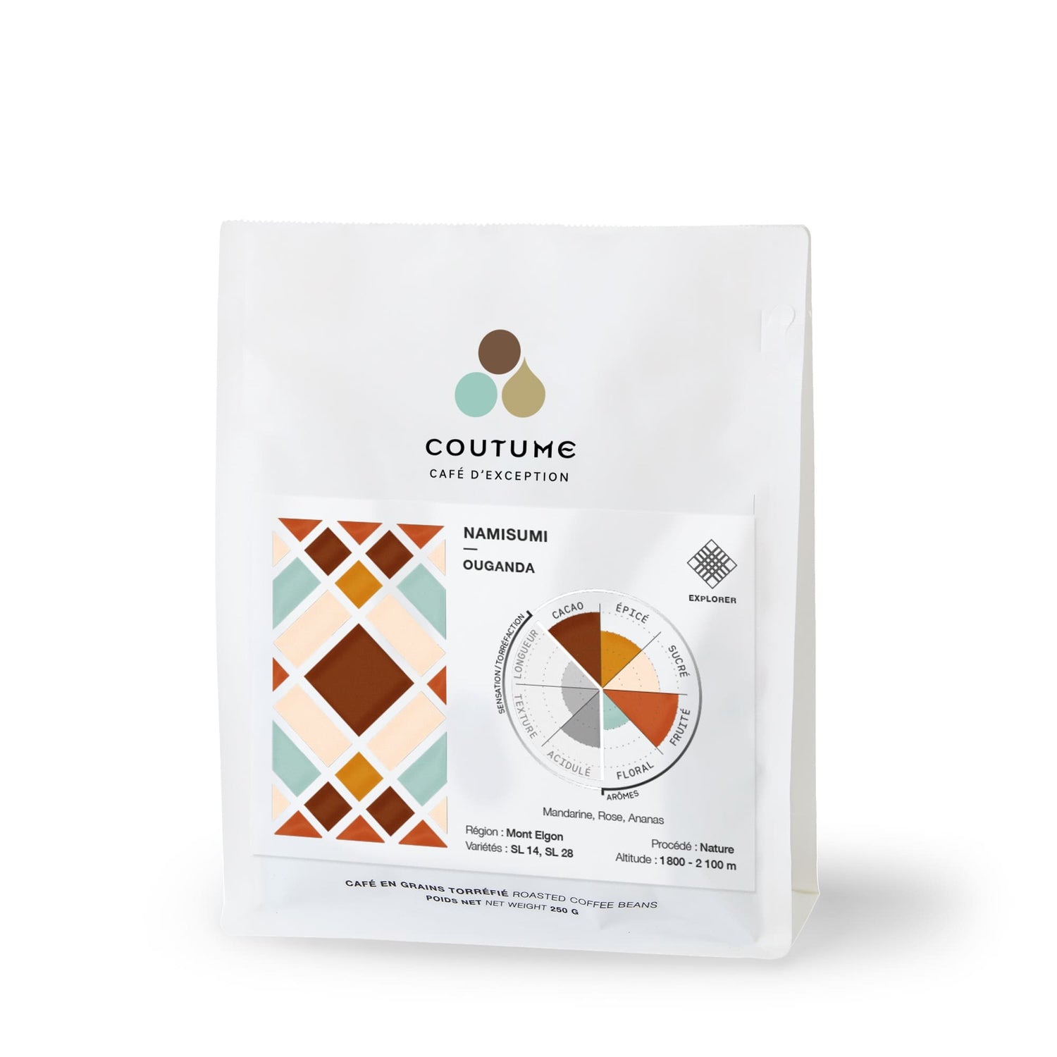 Sachet de café Ouganda Namisuni 250g – café de spécialité Coutume